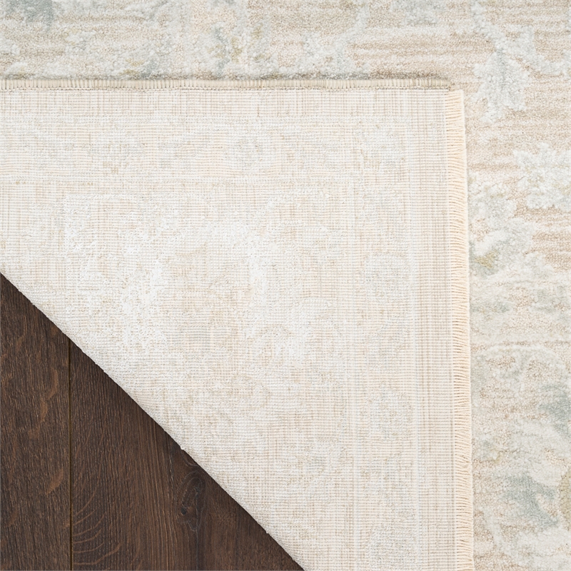 Nourison Home Enriched 5' x 8' Polyester Cream Area Rug