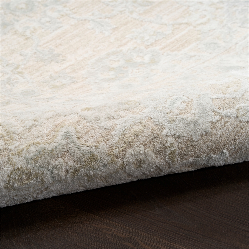 Nourison Home Enriched 5' x 8' Polyester Cream Area Rug