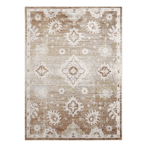 Nourison Home Astra Machine Washable 8' x 10' Polyester Copper Area Rug