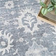 Nourison Home Astra Machine Washable 7' x 9' Polyester Denim Area Rug