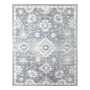 Nourison Home Astra Machine Washable 8' x 10' Polyester Denim Area Rug