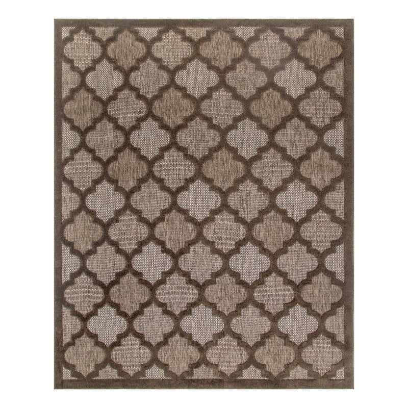 Nourison Home Nourison Easy Care 10' x 14' Fabric Brown Area Rug