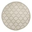 Nourison Home Nourison Easy Care 6' x Round Fabric Cream Area Rug