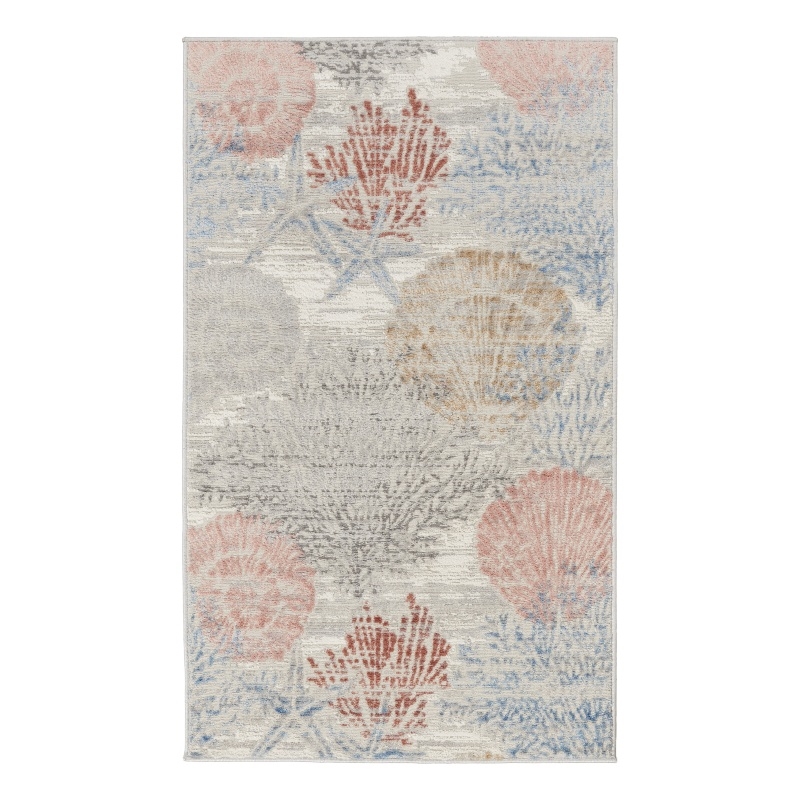 Nourison Home Pompeii 2' x 3' Fabric Multicolor Area Rug