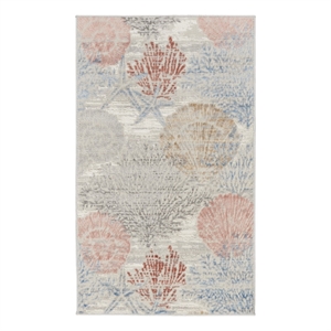 Nourison Home Pompeii 2' x 3' Fabric Multicolor Area Rug