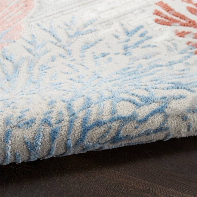 Nourison Home Pompeii 6' Runner Fabric Multicolor Area Rug