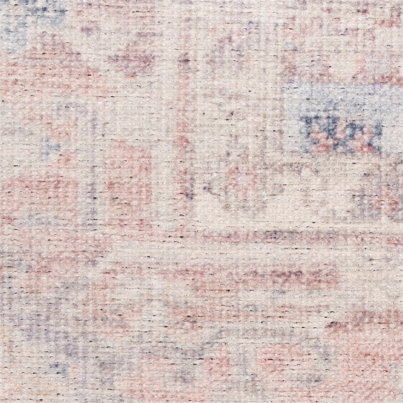 Nourison Home Vintage Washables 10' x 13' Polyester Light Blue Area Rug