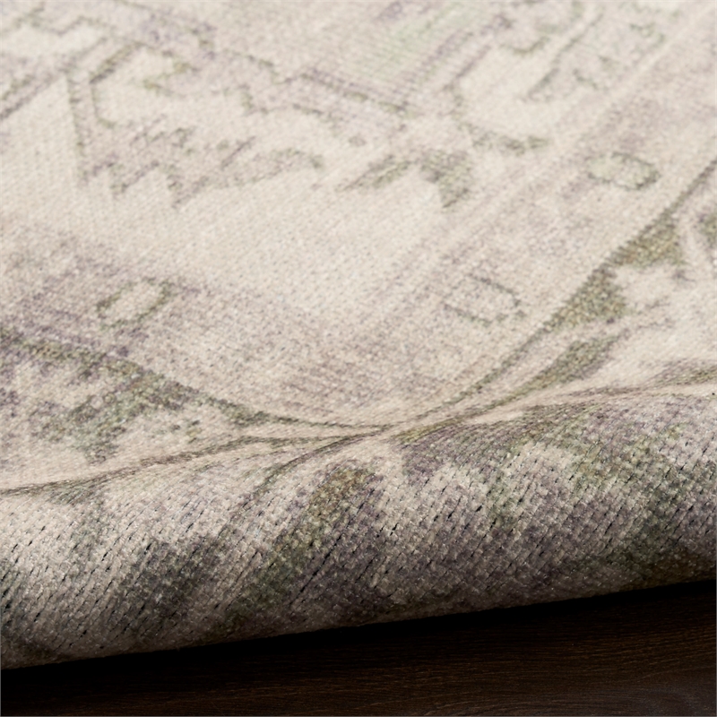 Nourison Home Vintage Washables 10' x 13' PolyesterGreen Area Rug