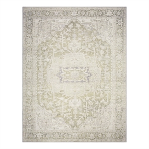 Nourison Home Vintage Washables 10' x 13' PolyesterGreen Area Rug