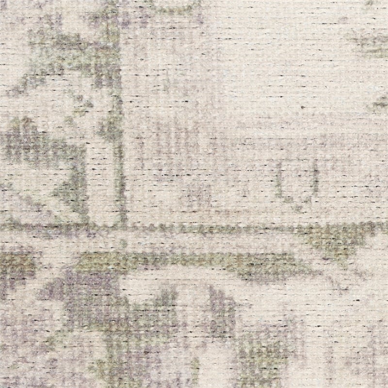 Nourison Home Vintage Washables 6' Runner Polyester Green Area Rug
