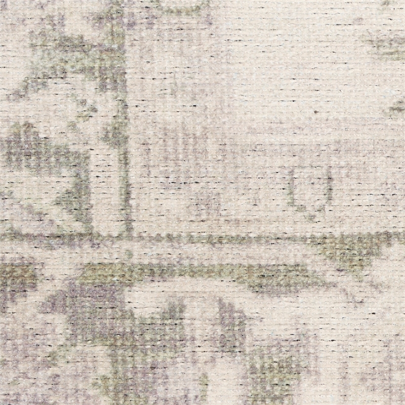 Nourison Home Vintage Washables 8' Runner Polyester Green Area Rug
