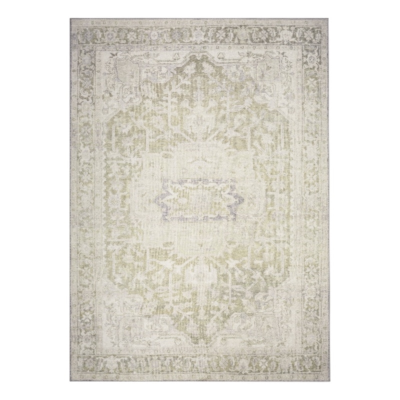 Nourison Home Vintage Washables 4' x 6' Polyester Green Area Rug