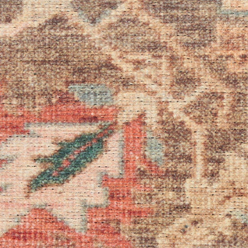 Nourison Home Vintage Washables 10' x 13' Polyester Taupe Multicolor Area Rug