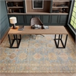 Nourison Home Vintage Washables 10' x 13' Polyester Navy Multicolor Area Rug