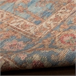 Nourison Home Vintage Washables 4' x 6' Polyester Navy Multicolor Area Rug