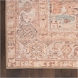 Nourison Home Vintage Washables 8' Runner Polyester Coral Mint Area Rug