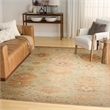 Nourison Home Vintage Washables 10' x 13' PolyesterSage Multicolor Area Rug