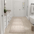 Nourison Home Vintage Washables 6' Runner Polyester Beige Area Rug