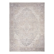 Nourison Home Vintage Washables 5' x 7' Polyester Light Blue Area Rug