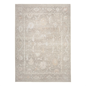Nourison Home Vintage Washables 5' x 7' Polyester Grey Area Rug