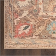 Nourison Home Vintage Washables 5' x 7' PolyesterTaupe Multicolor Area Rug