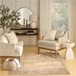 Nourison Home Vintage Washables 5' x 7' PolyesterTaupe Multicolor Area Rug