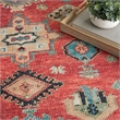 Nourison Home Vintage Washables 5' x 7' Polyester Rust Multicolor Area Rug