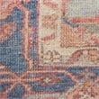 Nourison Home Vintage Washables 5' x 7' Polyester Blue Coral Area Rug