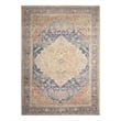 Nourison Home Vintage Washables 5' x 7' Polyester Blue Coral Area Rug