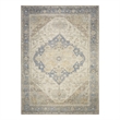 Nourison Home Vintage Washables 5' x 7' Polyester Blue Green Area Rug