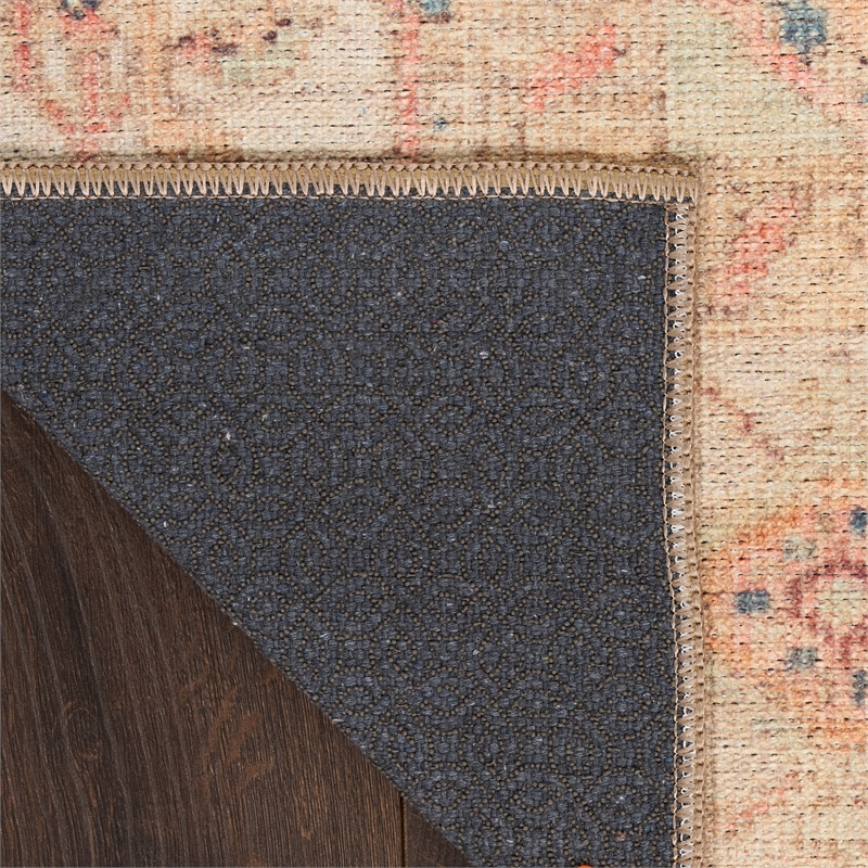 Nourison Home Vintage Washables 5' x 7' Polyester Multicolor Area Rug