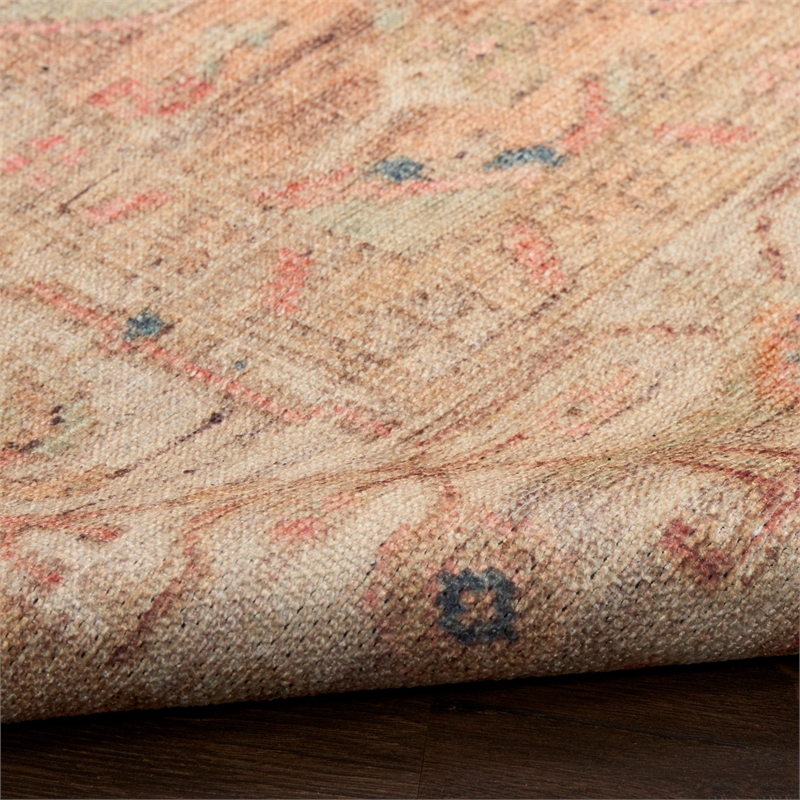 Nourison Home Vintage Washables 5' x 7' Polyester Multicolor Area Rug