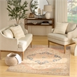 Nourison Home Vintage Washables 5' x 7' Polyester Multicolor Area Rug