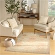 Nourison Home Vintage Washables 5' x 7' Polyester Sage Multicolor Area Rug