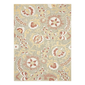 Nourison Home Aloha 8' x 11' Fabric Sage Rose Area Rug