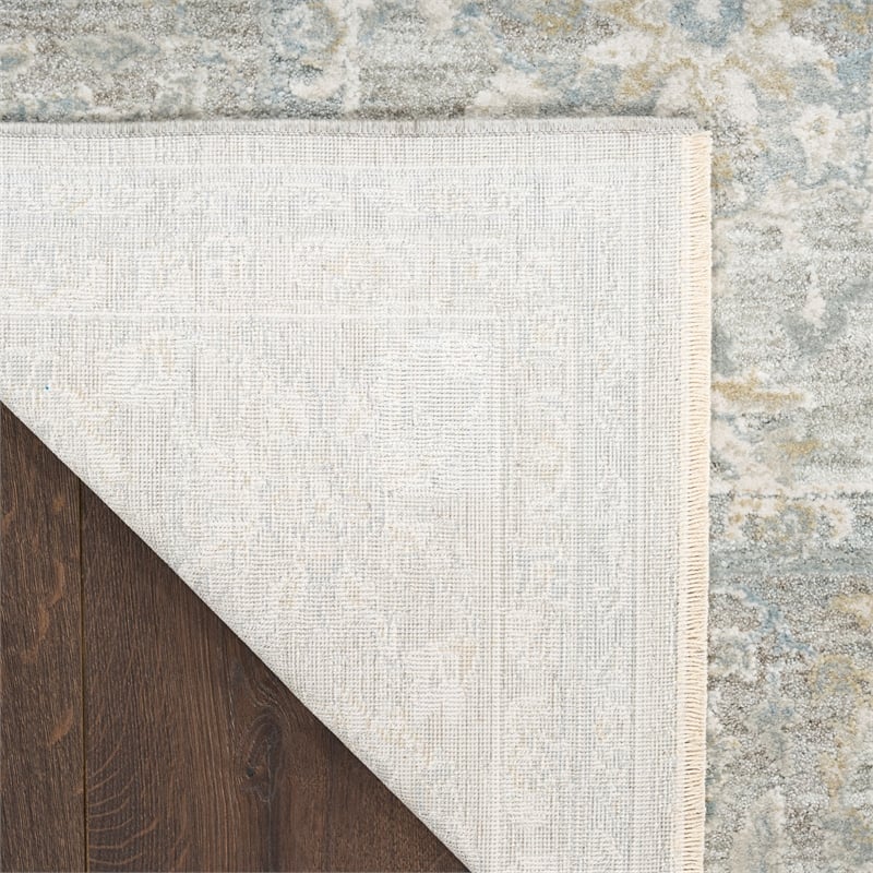 Nourison Home Enriched 9' x 13' Polyester Grey Area Rug