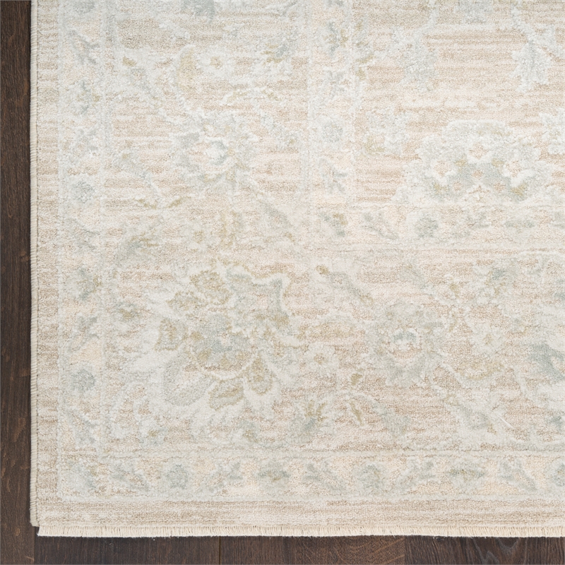 Nourison Home Enriched 9' x 13' Polyester Cream Area Rug