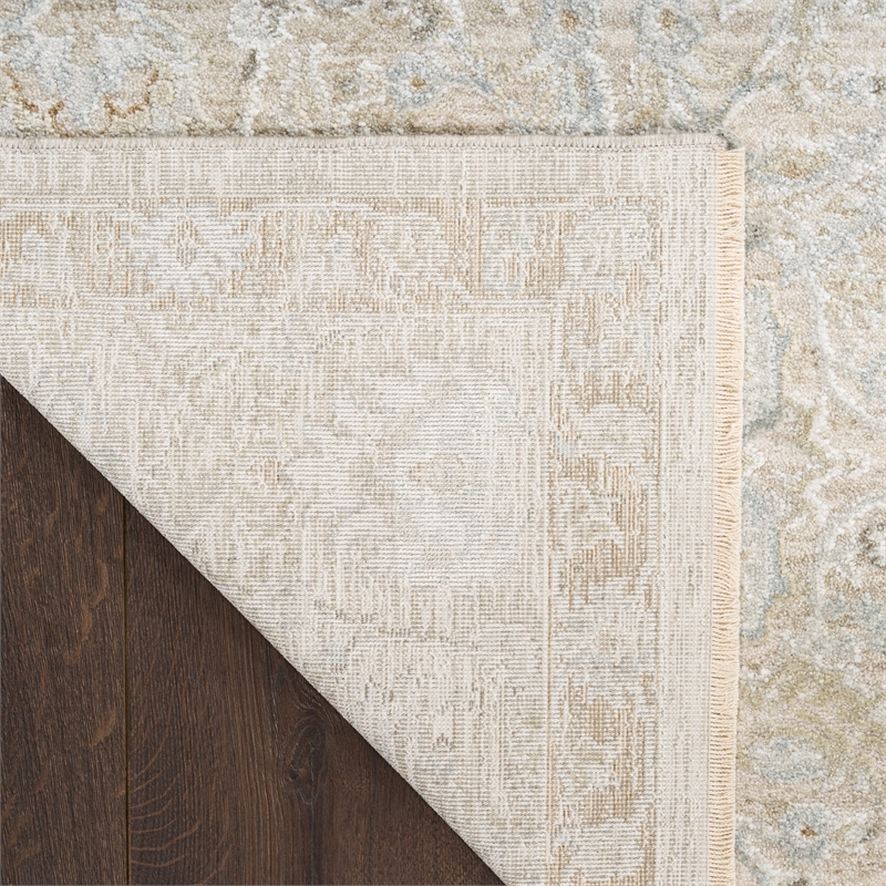 Nourison Home Enriched 8' x 10' Polyester Taupe Area Rug