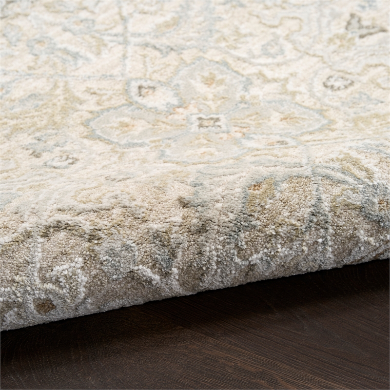 Nourison Home Enriched 8' x 10' Polyester Taupe Area Rug