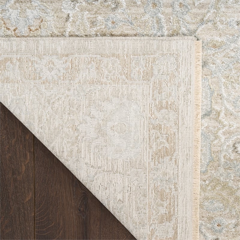 Nourison Home Enriched 9' x 13' Polyester Taupe Area Rug