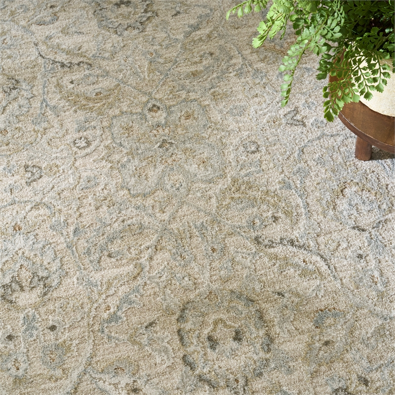 Nourison Home Enriched 9' x 13' Polyester Taupe Area Rug