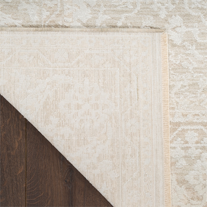 Nourison Home Enriched 9' x 13' Polyester Cream Area Rug