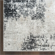 Nourison Home Dekor 4' x 6' Polyester Grey Charcoal Area Rug