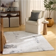 Nourison Home Dekor 4' x 6' Polyester Grey Charcoal Area Rug
