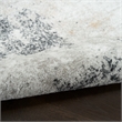 Nourison Home Dekor 4' x 6' Polyester Grey Charcoal Area Rug