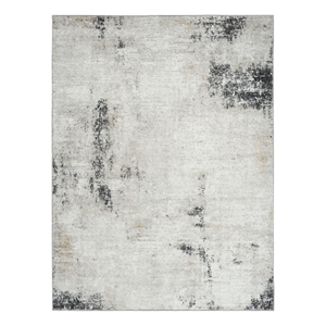 Nourison Home Dekor 4' x 6' Polyester Grey Charcoal Area Rug