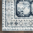 Nourison Home Dekor 4' x 6' Polyester Grey Navy Area Rug