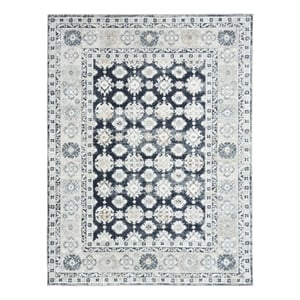 Nourison Home Dekor 4' x 6' Polyester Grey Navy Area Rug