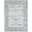 Nourison Home Dekor 4' x 6' Polyester Grey Navy Area Rug