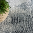 Nourison Home Dekor 4' x 6' Polyester Grey Navy Area Rug